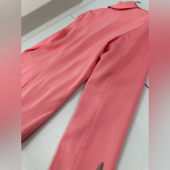 Scotch & Soda R’Belle Girls Blazer Coral Satin Finish Button Front Tailored - Picture 15 of 15